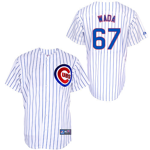 Tsuyoshi Wada #67 Youth Baseball Jersey-Chicago Cubs Authentic Home White Cool Base MLB Jersey